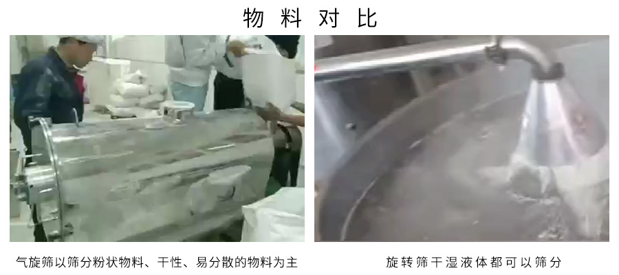 物料对比